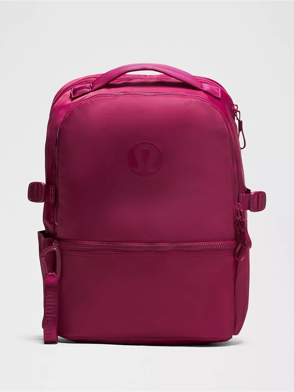 Lululemon New Crew Backpack 22L Updated- Raspberry Rave/Wacky Khaki - Picture 1 of 6